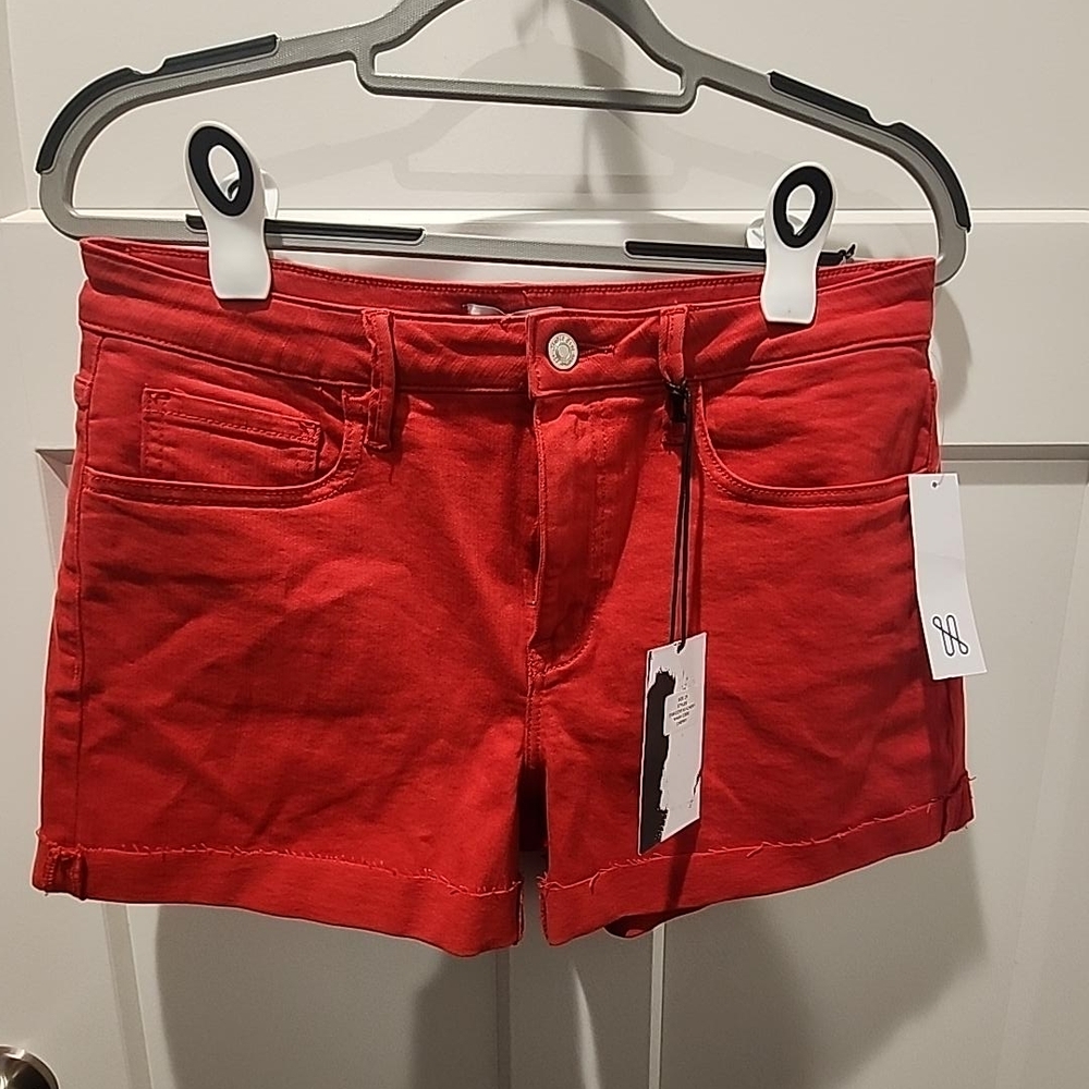 Studio Red Jean Shorts